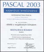 PASCAL 2003 Najwyższe wyróżnienieWydawnictwa Pascal